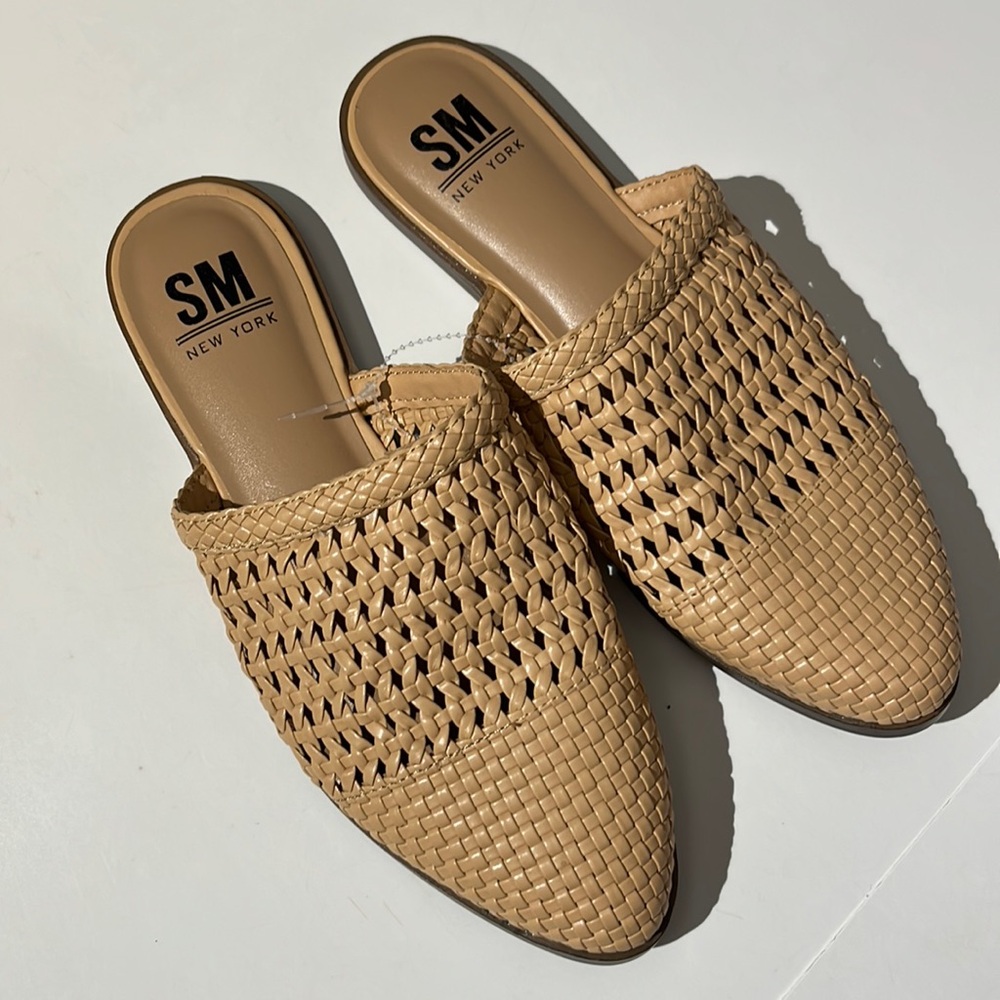 Sm New York Steve Madden Mules Slides Reanne Sz 6… - image 1
